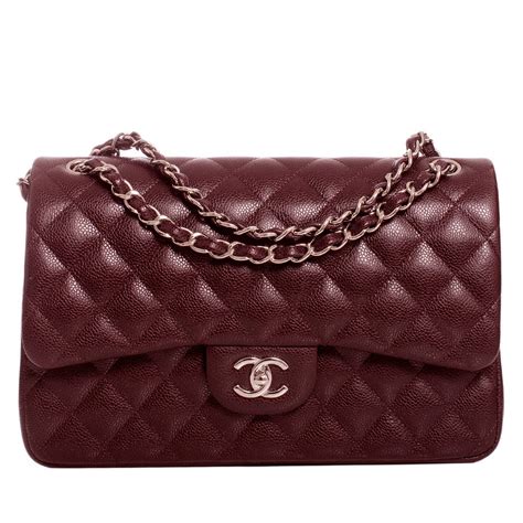 chanel mini flap burgundy